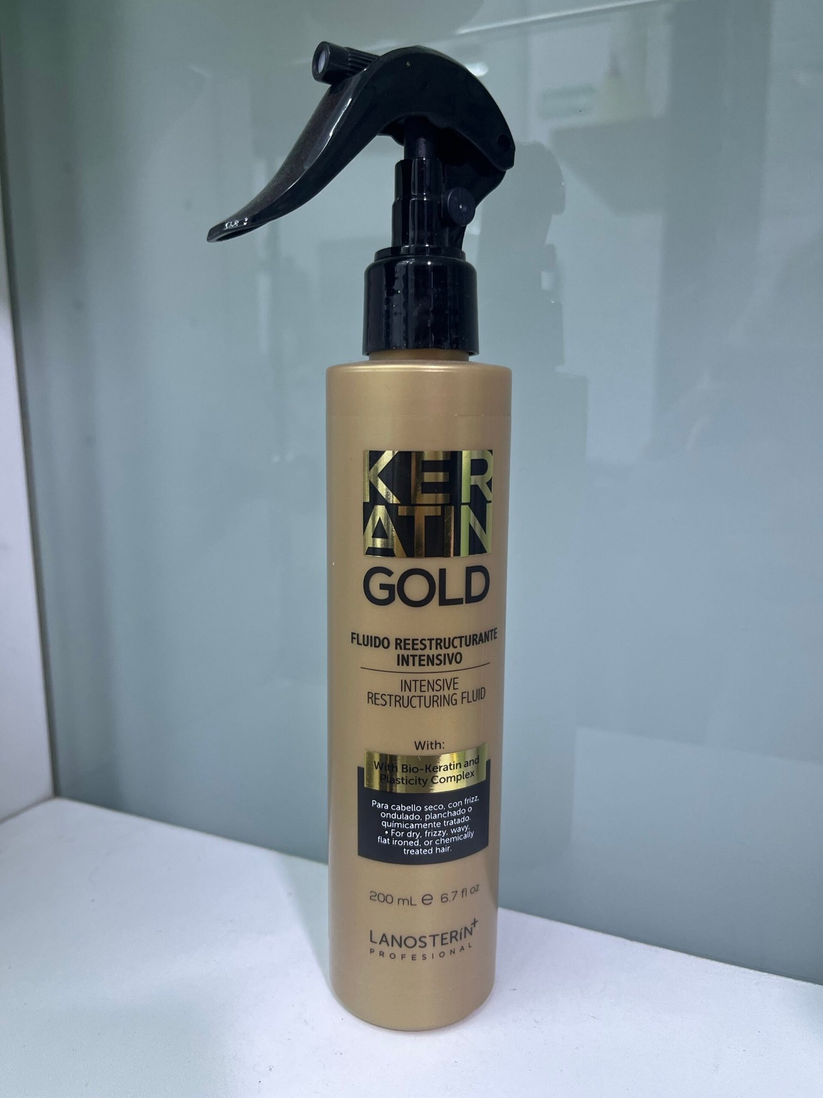 Fluido Resstructurante Intensivo Keratin Gold Lanosterin 200 ml